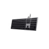 Satechi klávesnica Slim W3 Wired Backlit Keyboard - Space Gray ST-UCSW3M