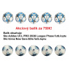 Akciový balík - 5ks Adidas UCL PRO 25/26 League Phase futb.lopta + 5ks Errea New Gara futb.lopta + 1ks vak na lopty grátis!