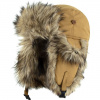 Fjällräven NORDIC HEATER Brown ušianka - zimná čiapka