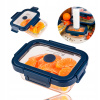 SKLENENÁ VÁKUOVÁ NÁDOBA / LUNCHBOX NA VÁKUOVÉ UCHOVÁVANIE, 370 ML