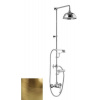Sapho VIENNA sprchový stĺp s pák. batériou, mydeľnička, v. 1291mm,bronz SPH VO138BR
