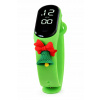 Detské LED digitálne hodinky - silikónový opasok, ľahké, vodeodolné 3ATM-Zelen