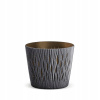 Prosperplast Kvetináč SANDY ROUND ECO WOOD antracit 18,9 cm