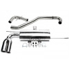 TATechnix Výfuk z nehrdzavejúcej ocele 2x76mm Audi A3 (8P) - 1.4+1.6+1.8+2.0+1.9 TDI+2.0 TDI