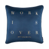 Vankúš - Dekoratívny vankúš 45x45 Welmet Navy Blue Work (Dekoratívny vankúš 45x45 Welmet Navy Blue Work)