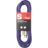 Stagg SMC6 CPP, mikrofonní kabel XLR/XLR, 6m, fialový