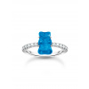 Thomas Sabo TR2459-052-1-54 Silver ring w. blue Goldbears