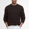 Barbour Cleveland Crew Neck Jumper — Dark Oak - L