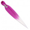 100% EZ Kanekalon 2-10 Hot Plum / White