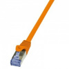LogiLink Patch kabel kat.6A S/FTP PIMF 7.50m oranžový CQ3088S