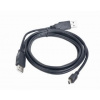Gembird CCP-USB22-AM5P-3 USB 2.0 s dvojitým napájením, 0,9m