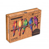Unidragon drevené puzzle - Papagáje veľkosť L