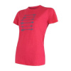 SENSOR Merino Wool PT Šípy magenta M