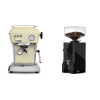 Ascaso Dream ONE, Sweet Cream + Eureka Mignon Silenzio 55, BL black