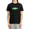 Alpha Industries Lightning T tričko pánske black/poison green Veľkosť: S, Farba: čierna