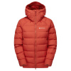 Dámská páperová bunda Montane Resolve XT Hoodie W saffron red