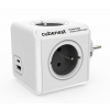 Zásuvka Cubenest Powercube Original USB PD 20W, A+C, 4x zásuvka, biela/sivá (6974699970804)