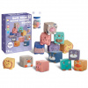 WOOPIE BABY Senzorické bloky Stláčacie puzzle Zvuk Zvieratá 12 ks