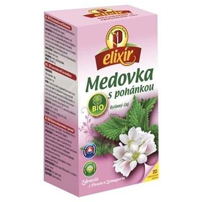 Agrokarpaty elixír Bio Medovka s pohánkou bylinný čaj čistý prírodný produkt hygienicky balený 20 x 1,5 g