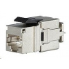 Solarix 10G Keystone CAT6A STP čierny SXKJ-10G-STP-BK-NA