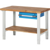 Dielenský stôl, stavebnicový systém ,1 zásuvka, 1 odkladacia polica, hĺbka 700 mm EUROKRAFTpro