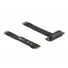Delock Adaptér M.2 kľúč M na PCIe x4 NVMe, obdĺžnikový, s dĺžkou kábla 20 cm 64132