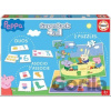 Educa Puzzle domino a pexeso Peppa Pig Disney Superpack 4v1