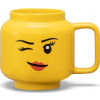 LEGO keramický hrnek Winking Girl, velký