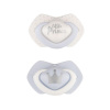Canpol babies Silikónové cumlíky symetrický set Light touch ROYAL BABY modré 6-18 m