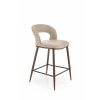 Nábytek PEGAS s.r.o. Barová židle H114, Béžová/Ořech