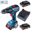 BOSCH Akumulátorový príklepový vŕtací skrutkovač Bosch GSB 18V-50, kufor 06019H5100