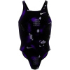 Nike HydraStrong Multi Print Fastback One Piece Black/Purple 16 (XL)