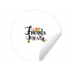 Samolepky kruh Friends forever