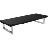 CERANO - Doska pod umývadlo Navira Pro + 2 konzoly pod dosku - čierna matná - 81x46,5x3,6 cm