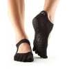 BELLARINA prstové protiskluzové ponožky ToeSox - BLACK Černá S 1 pár