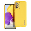 Kryt Forcell LEATHER Case Samsung Galaxy A72 ( 4G ) žltý