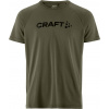 Pánské funkční triko CRAFT CORE Essence Logo - zelená Velikost: XL