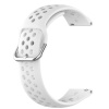 BStrap Silicone Dots remienok na Samsung Galaxy Watch 3 45mm, white
