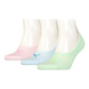 Dámske ponožky Puma Footie 3P