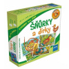 GRANNA Šnúrky a dierky 1-02252 - Stolová hra