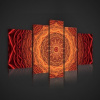 Obraz na plátne viacdielny - OB2432 - Mandala 170cm x 100cm - S4A