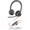 POLY Čiernawire 8225 slúchadlá s káblovou čelenkou Kancelária/telefónne centrum USB Type-A Čierna 214406-01