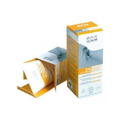 Eco Cosmetics Opaľovací krém SPF 25 BIO (75 ml) - 100% prírodný, s minerálnymi filtrami