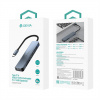 Devia USB-C Hub Leopard Series 5-in-1 EC135 - Deep Gray 6938595384882