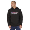 Mikina Patagonia P-6 Logo Uprisal Hoody black XS 24/25 - Odosielame do 24 hodín