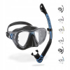 Cressi Set maska BIG EYES EVOLUTION + šnorchel ULTRA DRY čierno-modrý
