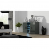 Cama Meble Komoda SOHO S7, sivý mat/sivý lesk