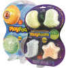 Modelína dětská pěnová kuličková PlayFoam svítí ve tmě set 8ks