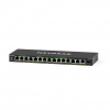 NETGEAR GS316EP-100PES sieťový prepínač Riadený Gigabit Ethernet (10/100/1000) Podpora napájania cez Ethernet (PoE) Čierna (GS316EP-100PES)