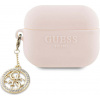 Guess AirPods Pro 2 3D gumové 4G diamantové očko GUAP23DSLGHDP